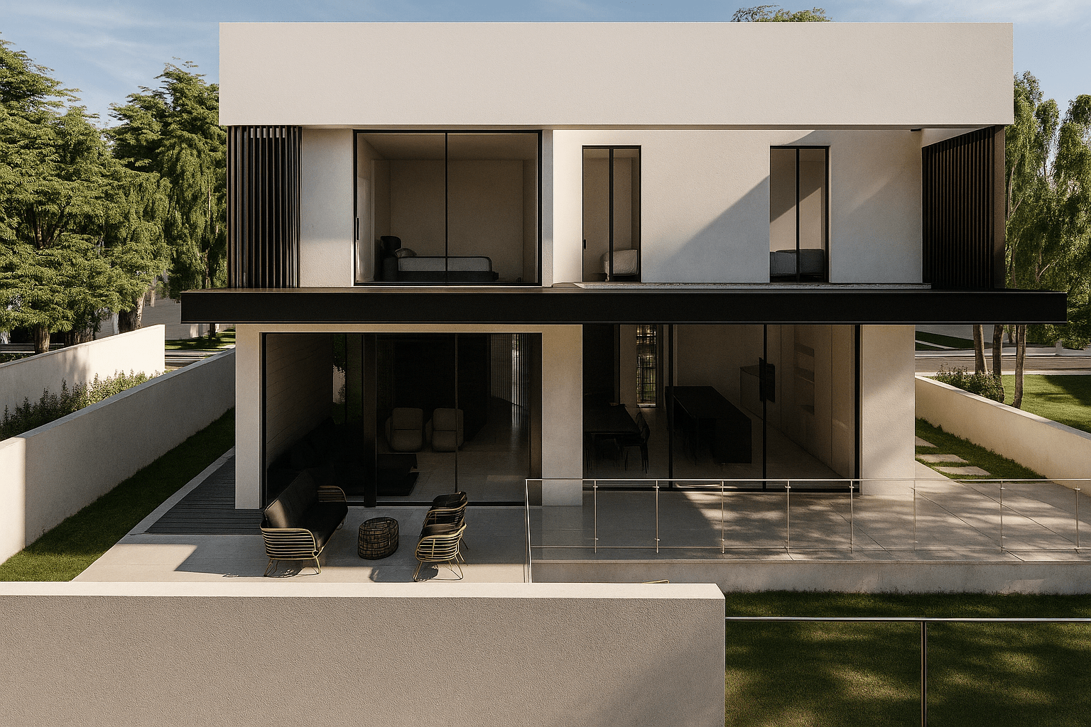 וילה בכפר יונה- בסגנון מודרני מינימליסטי