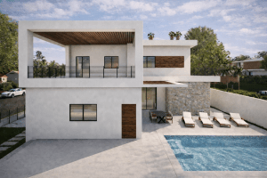 וילה בישוב אומן- בסגנון מודרני עם אופי ים תיכוני